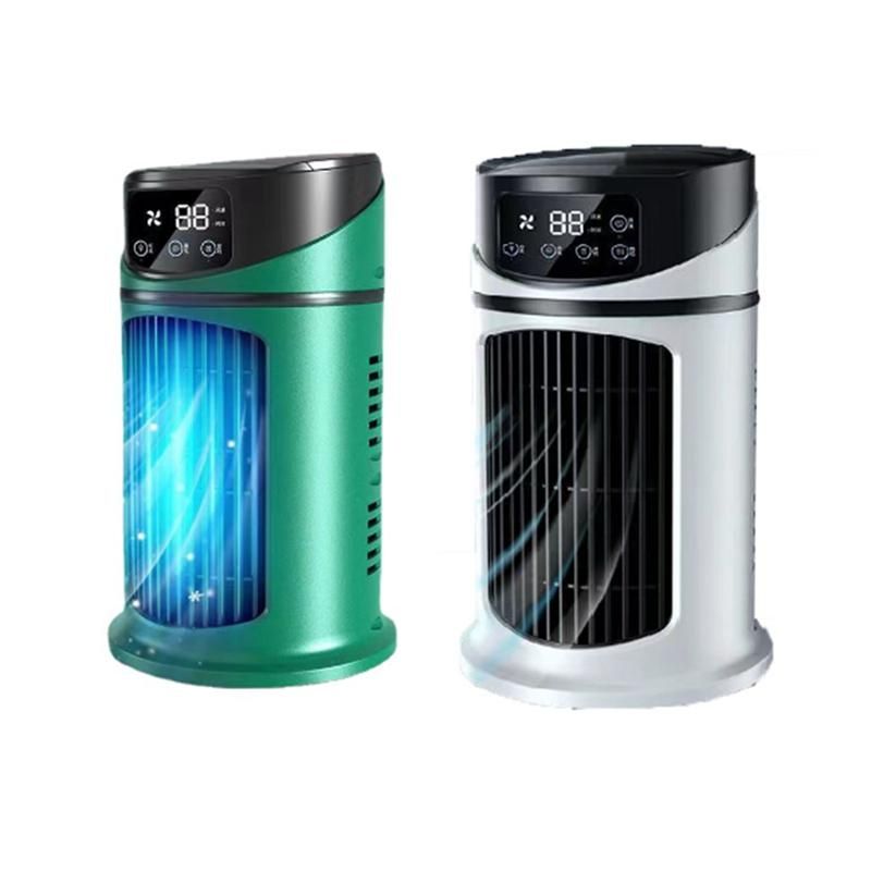 USB Portable Air Cooler Fan Air Conditioner Desktop Air Cooling Fan  Spray Cooling Fan for Office Bedroom