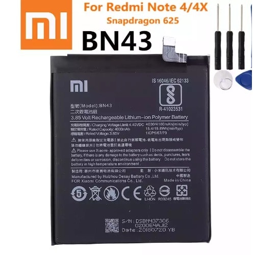 Battery bn43 For Redmi Note 4, 4x