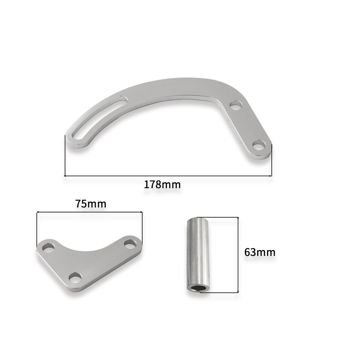 SBC Power Steering Pump Bracket Sets Aluminum Alloy
