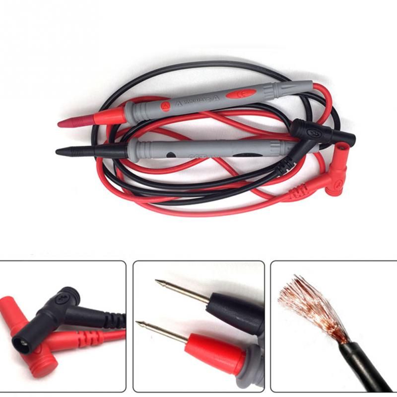 New 8pcs 35mm Double-ended Clip With Silicone Boot Crocodile Cable Alligator Jumper Wire Test Lead For Testing Probe Meter AEPDT
