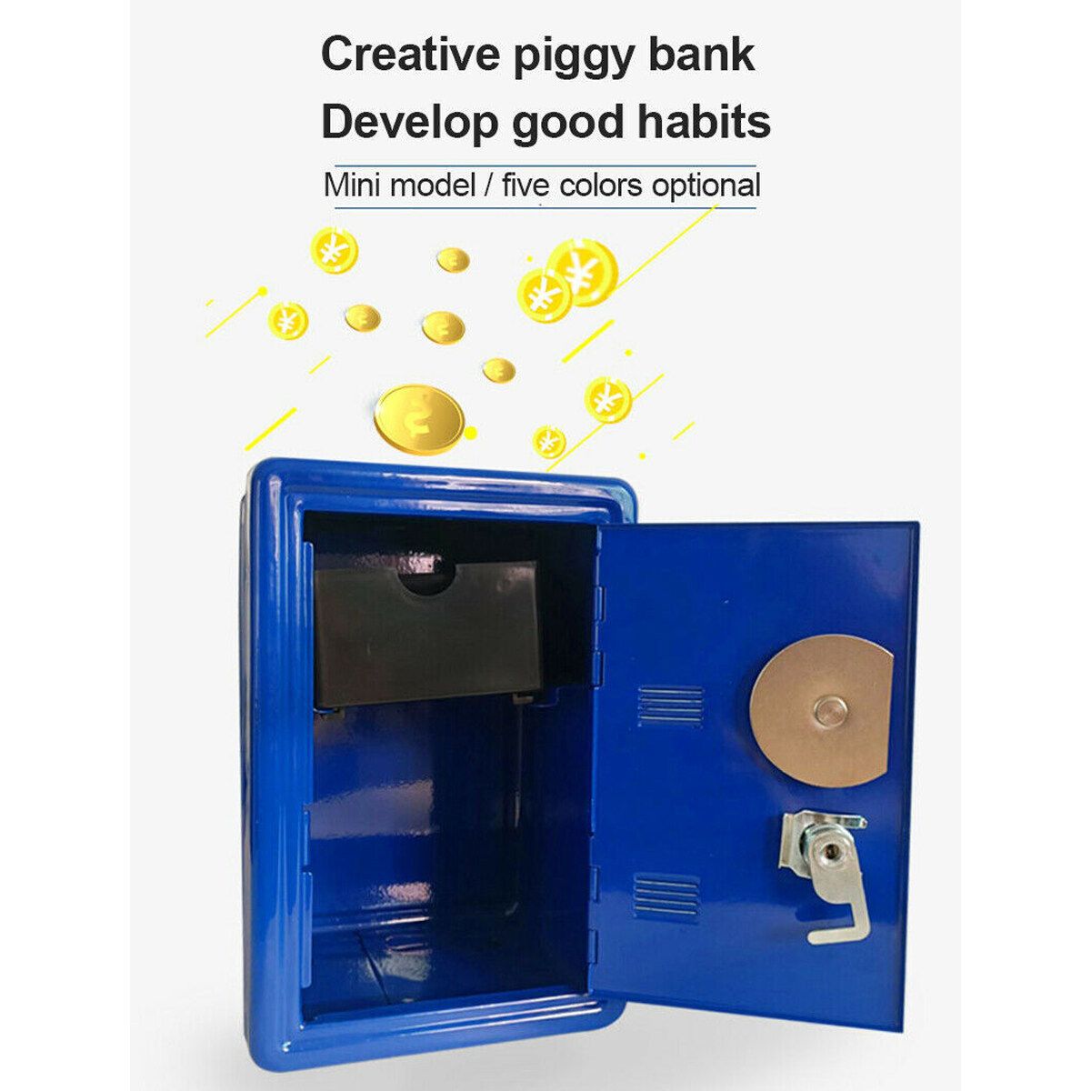 Piggy Safe Money Box Electronic Password Lock ATM Cash Coin Kids Gift Pink
