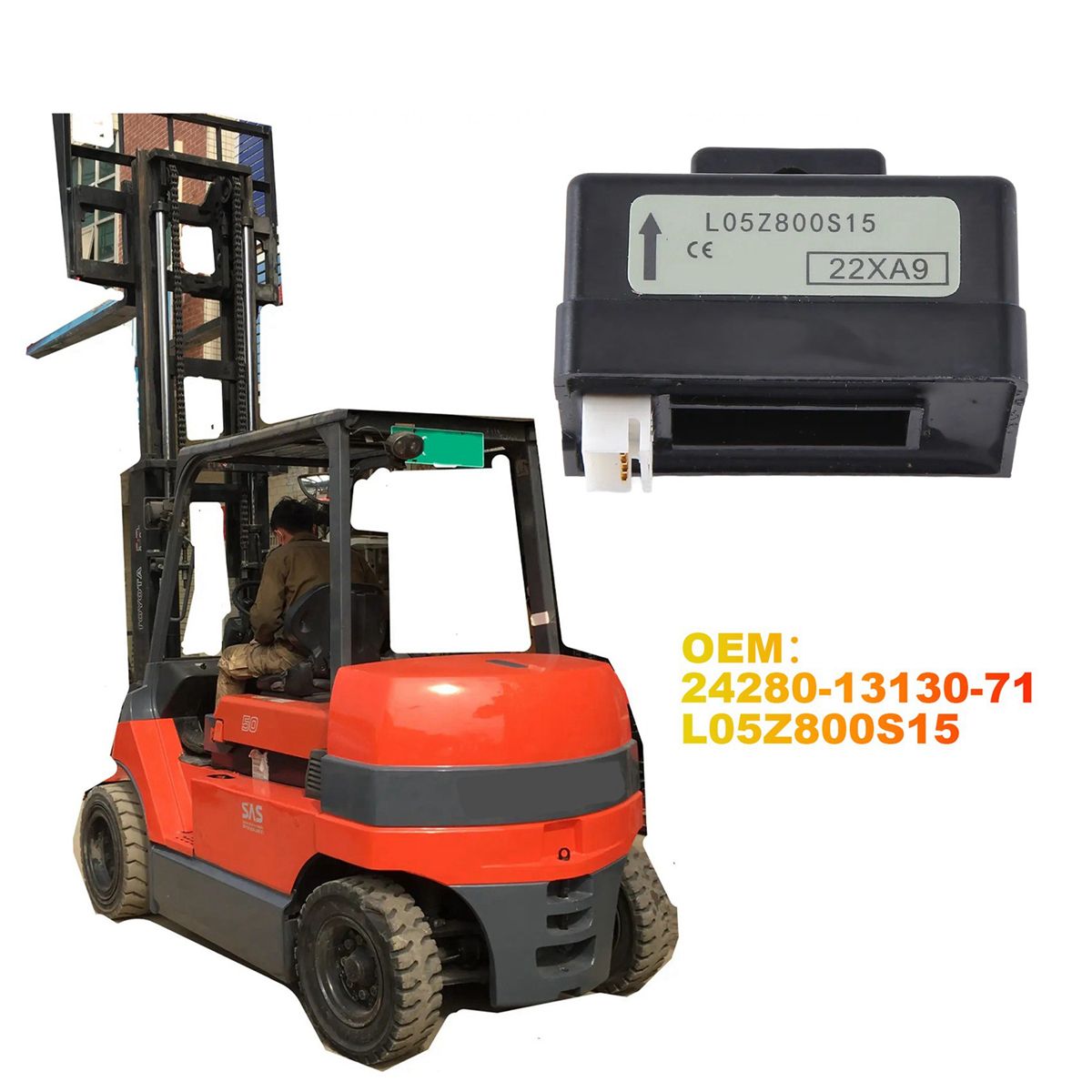 Forklift Parts Current Sensor for Toyota 7FB10-30 7FBR10-30 Part Number 24280-13130-71 L05Z800S15