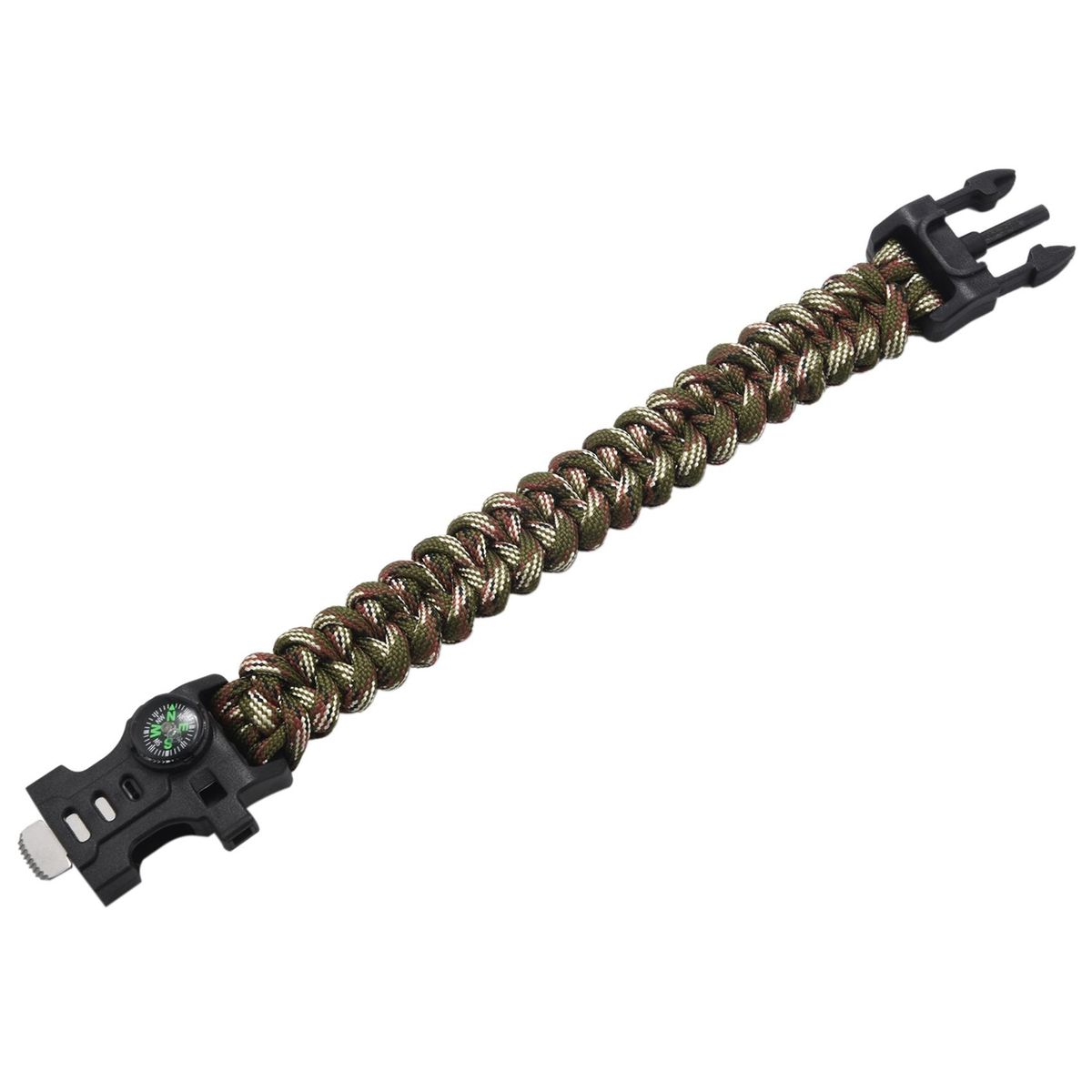 5 in 1 Multifunctional compass Survival Weaving Bracelet