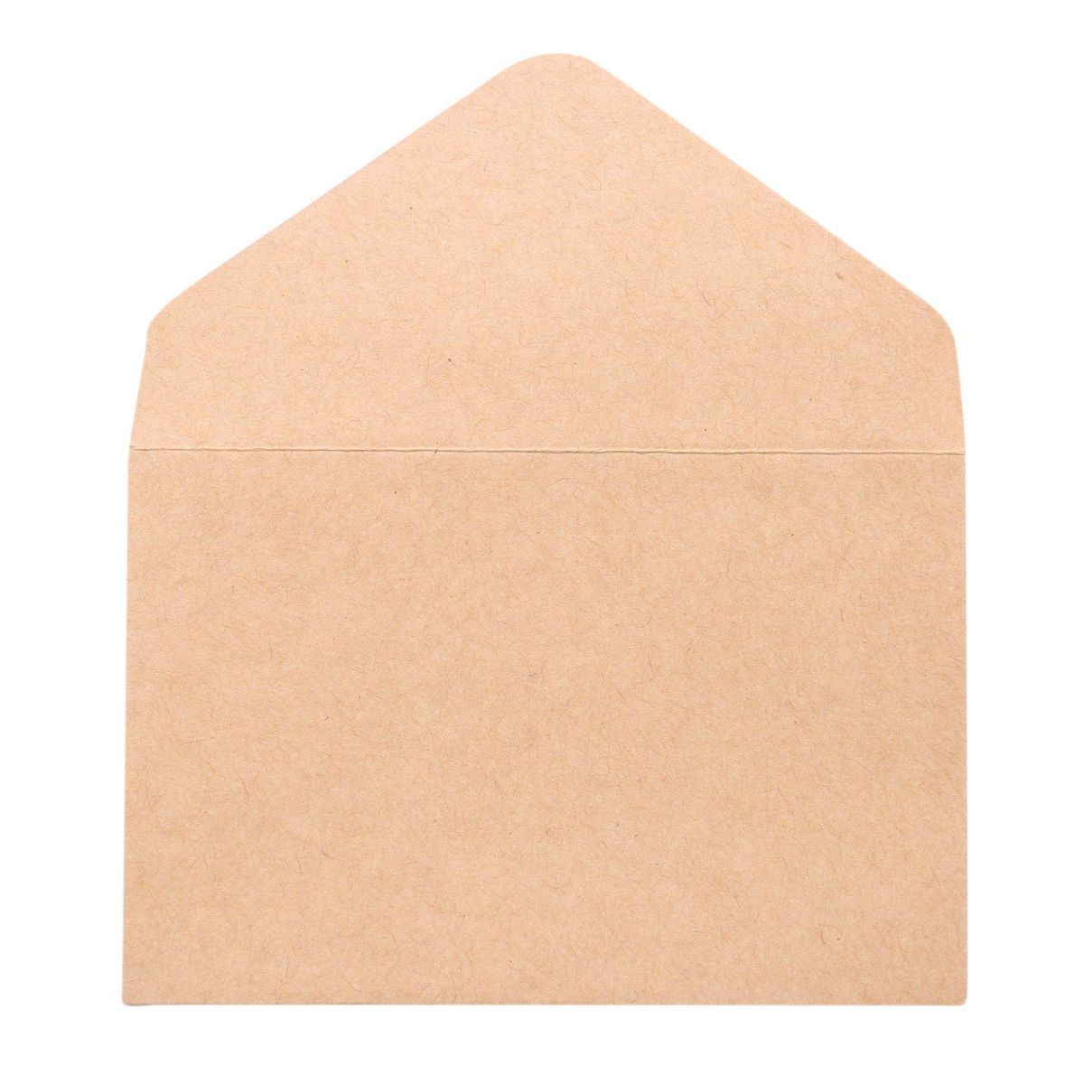 20PCS Classical Kraft Blank Mini Paper Window Envelopes Wedding Invitation Envelope Gift Envelope(Brown)
