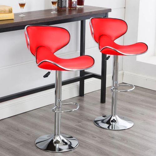 Comfort Modern Bar Stainless Bar Stool - Set Of 2