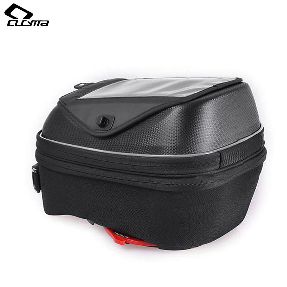 Motorcycle Tail Bags Back Seat Bags Travel Bag Motorbike Scooter Sport Luggage Rear Seat Rider Tank Bag Pack 23L HLS
