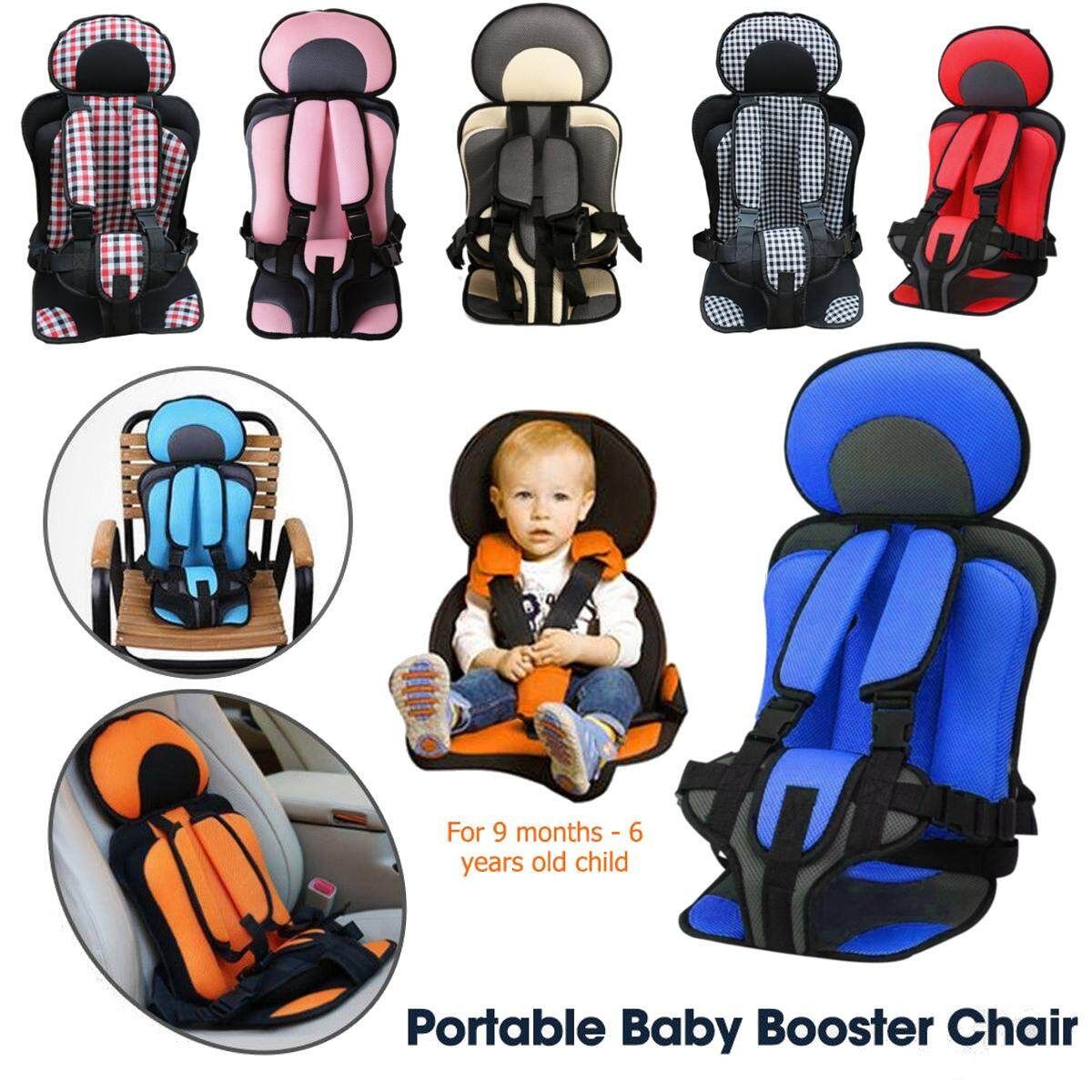 Portable Safety Baby Car Seat Infant Convertible Booster 0-6 Years Child Chair Royal Blue