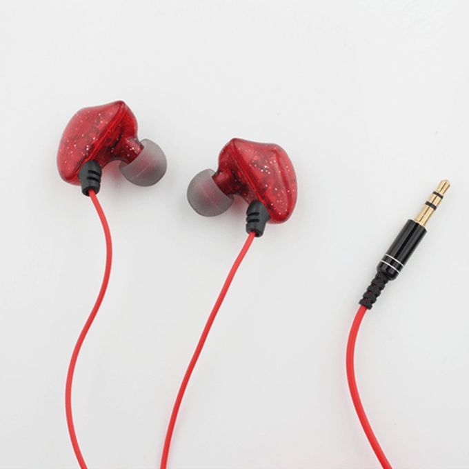 3 Meters Long Line In-ear Monitor Head Stereo High Fidelity Anchor Red