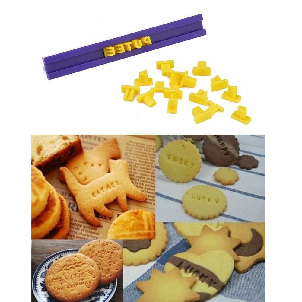 2PCS Stamp Cake Curl Baking Mold