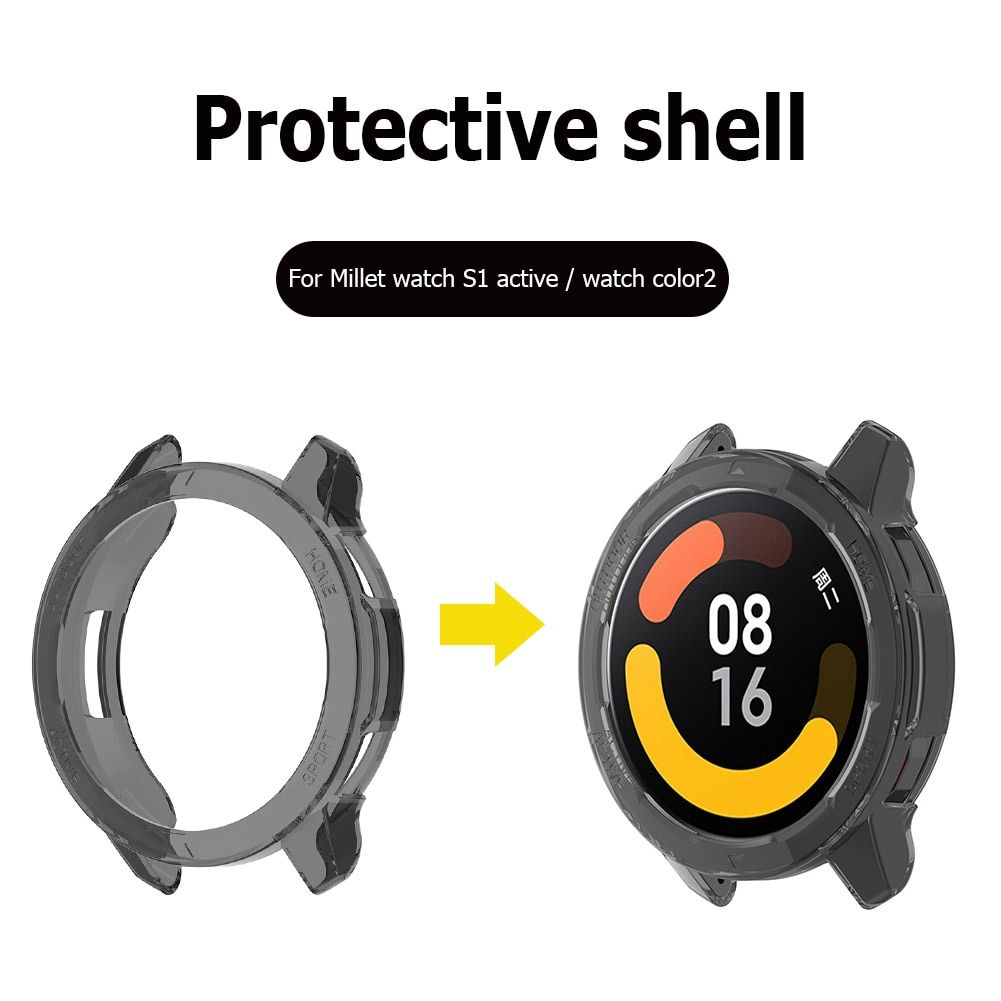 Transparent TPU Protector Cover For Xiaomi Watch S1 Active