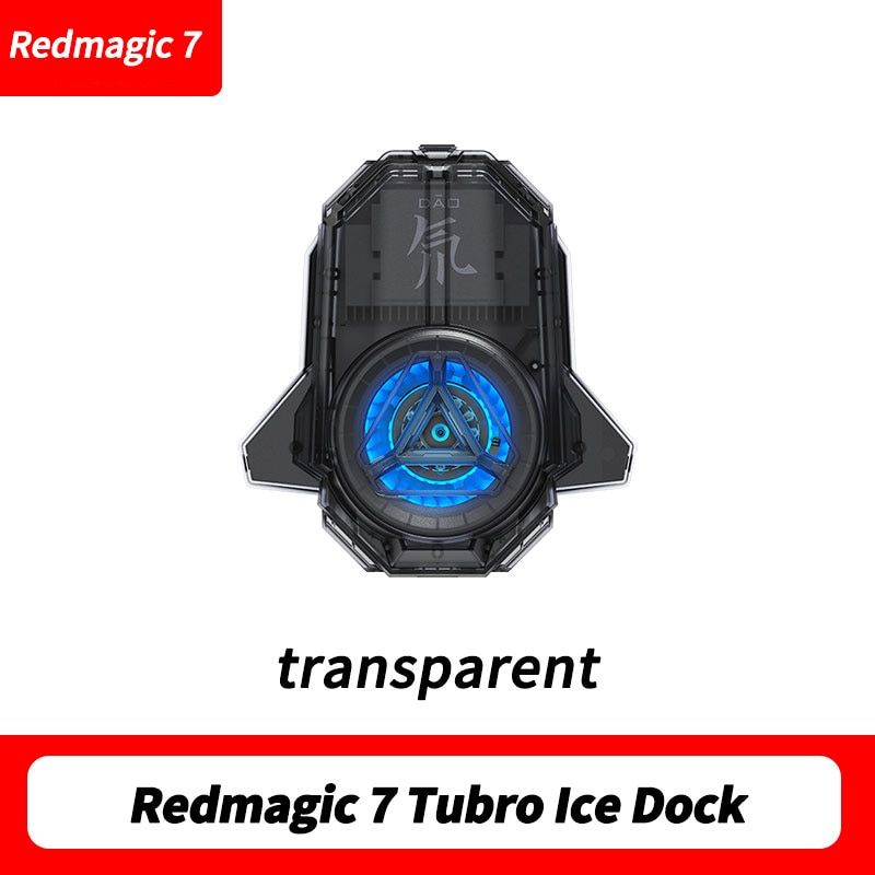 Nubia RedMagic 7 Turbo Cooler RedMagic 7 Pro Gaming Phone Fan Cooler Support APP Control ICE Dock Suitable Widt 70-82mm