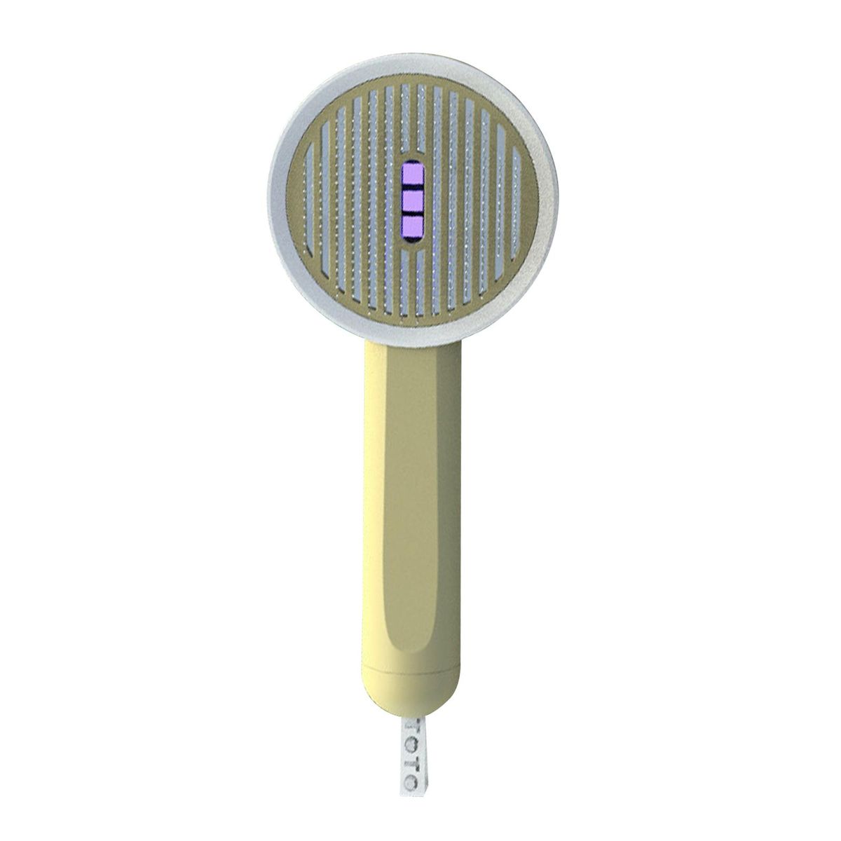 Portable Ultraviolet Rays Dog Cat Hair Brush Pet Rabbit Light Yellow