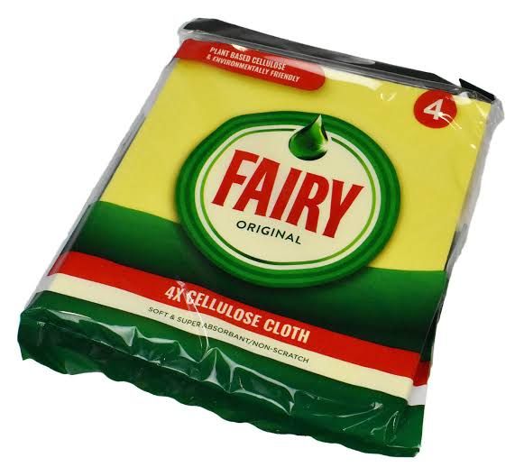 Pack Of 4 Spongy Cleaning Clothes