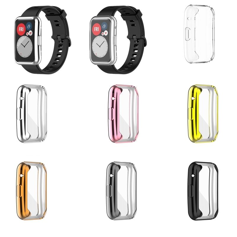Protective Case TPU Case For -HUAWEI Watch Fit Strap Band