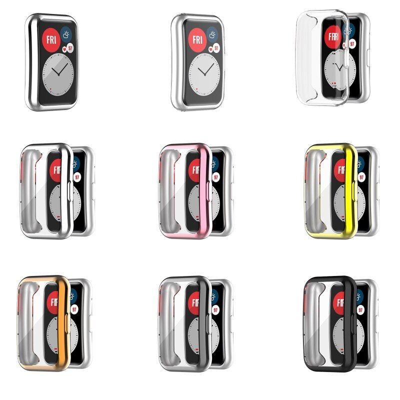 Protective Case TPU Case For -HUAWEI Watch Fit Strap Band