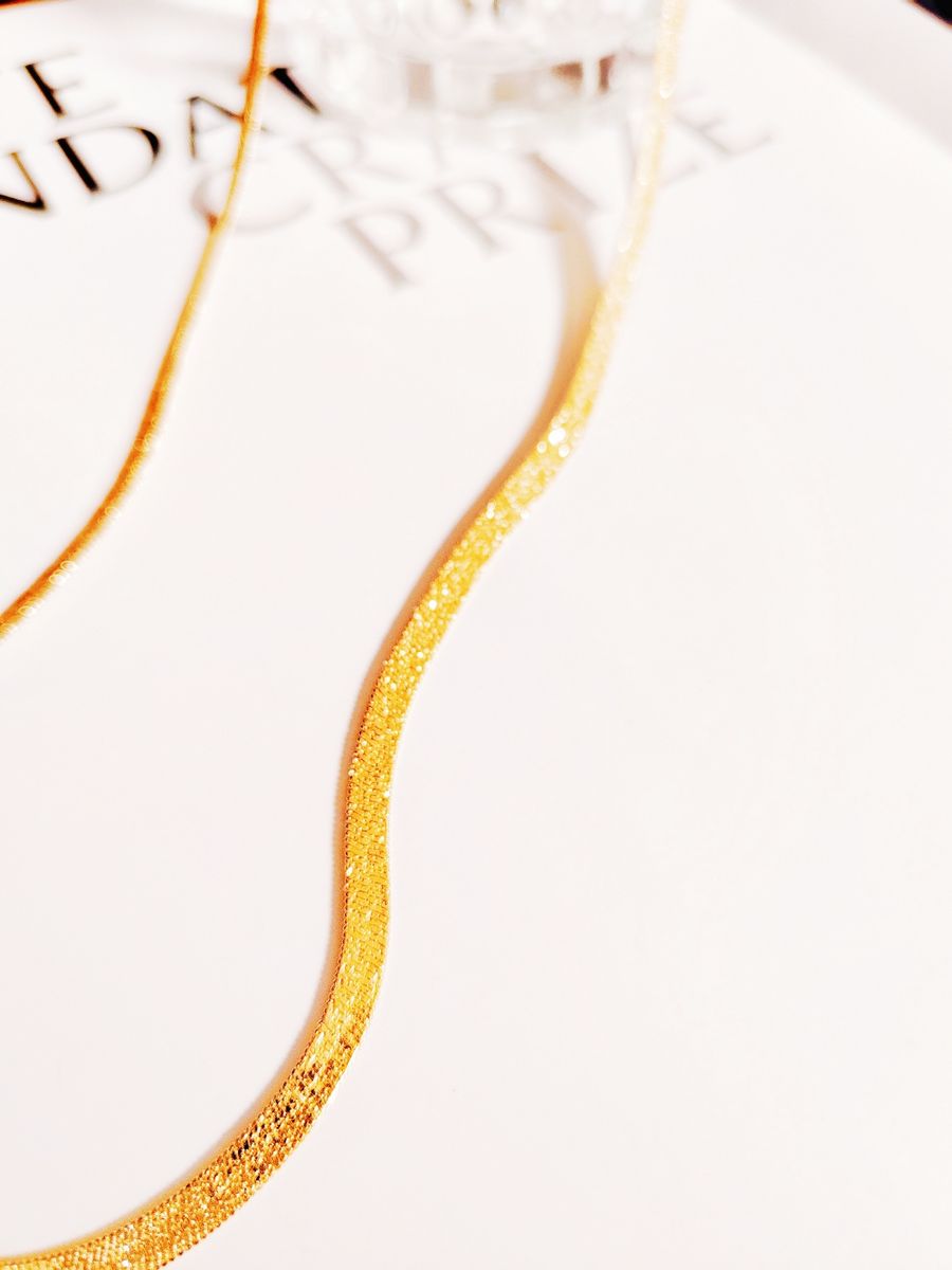 18K Real Gold Plated Necklace For Women Chain Women's Necklace