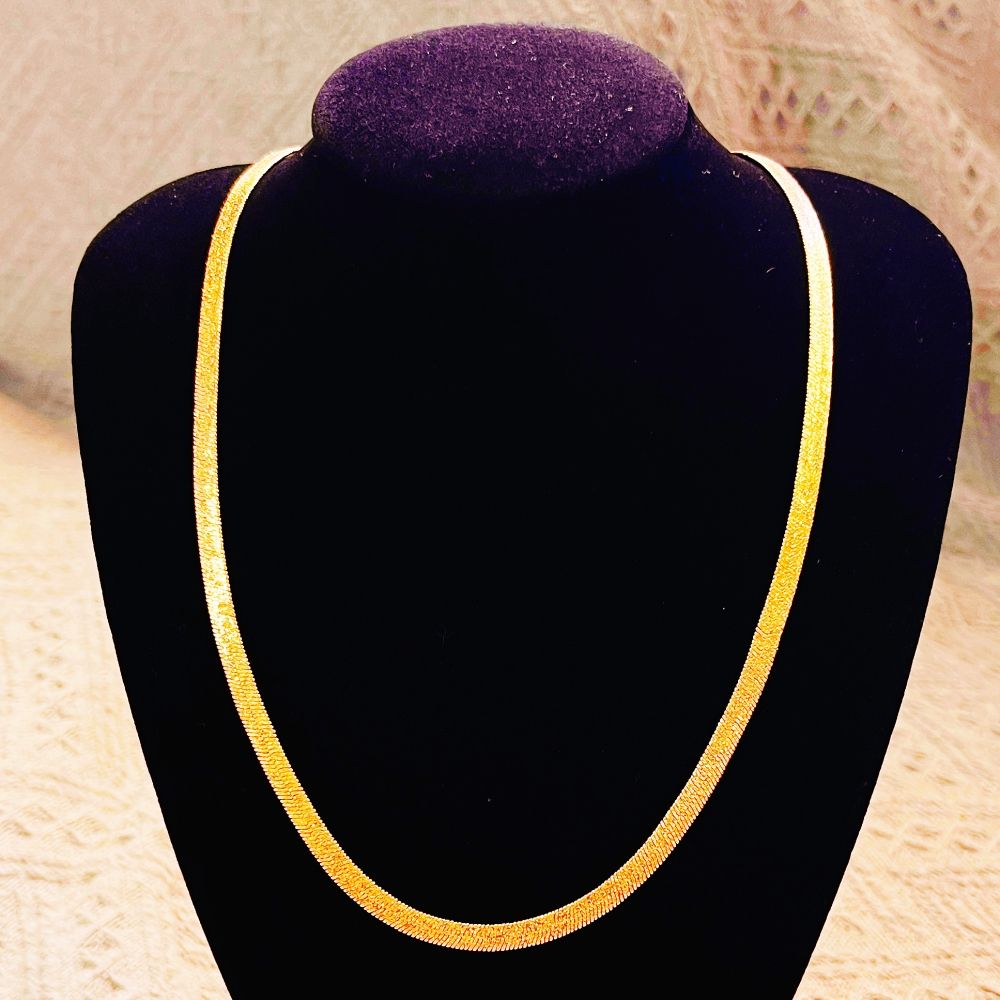 18K Real Gold Plated Necklace For Women Chain Women's Necklace