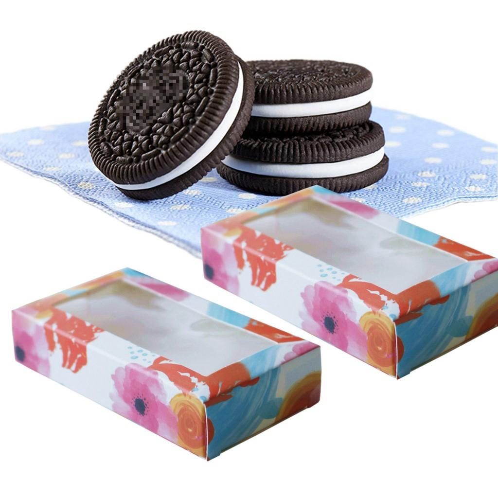 6Pieces Wedding Paper Candy Boxes Bags Trays For Snack Dessert