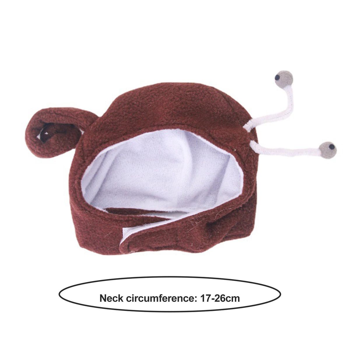 Cat Headgear Lovely Snail Shape Pet Cat Cross-dressing Hat Coffee