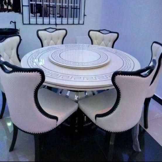 Agostine 6Seater Marble Dinning(Color Options)Lagos,IB,Ogun)