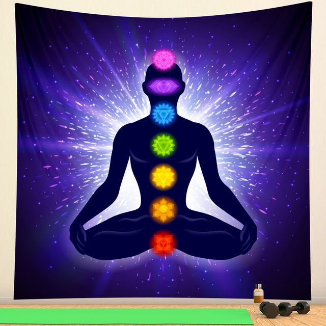 Indian Mandala Meditation Tarot Tapestry Wall Decoration