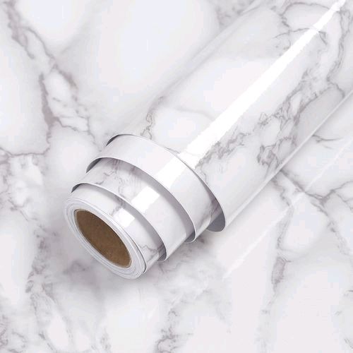 60cm Width Marble Waterproof Wallpaper Self Adhesive