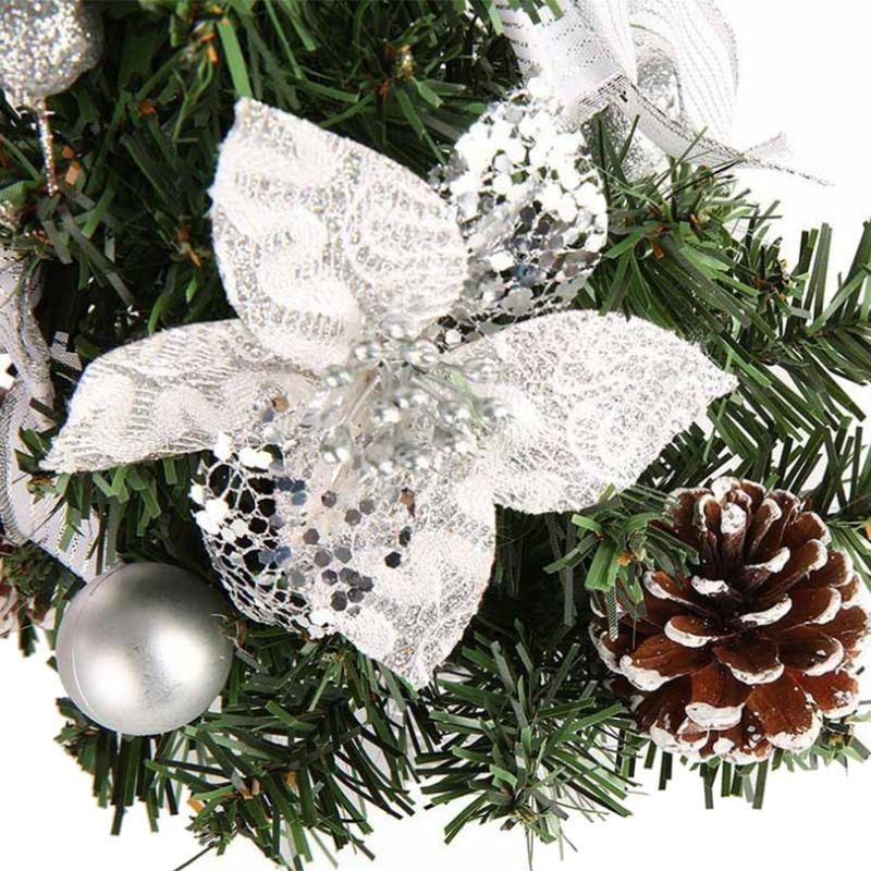 10PCS Christmas House Decor Small Christmas Tree Fibre Optic Ornaments for Office Indoor Reusable Xmas Tree Gold