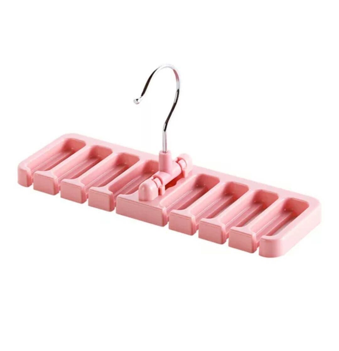 8Hole Belt Tie Storage Rack Shelf Holder Organizer