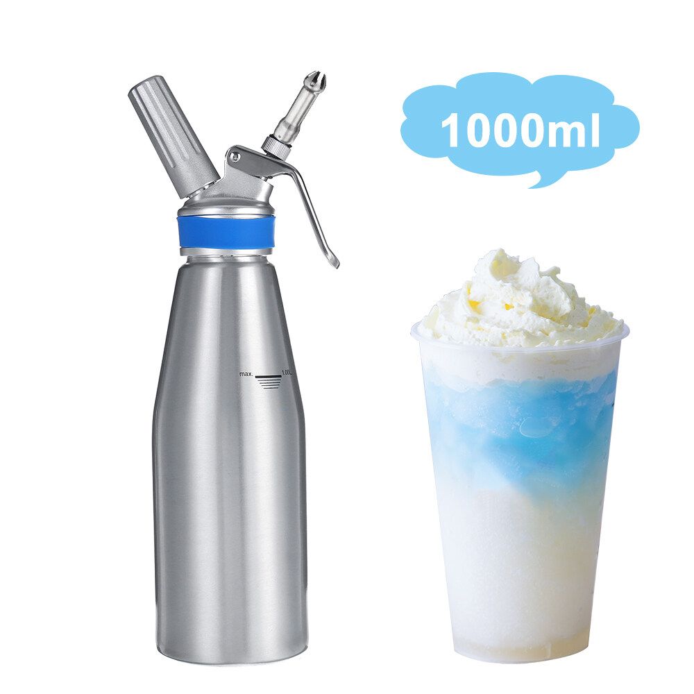 1000ml Aluminum Tool Fresh Foamer Cake Making Tool Dispenser Square