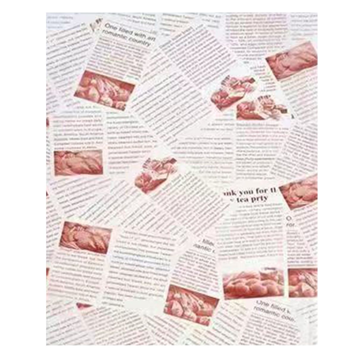 50Pcs Food Basket Liner Barley Print Tray Liner B