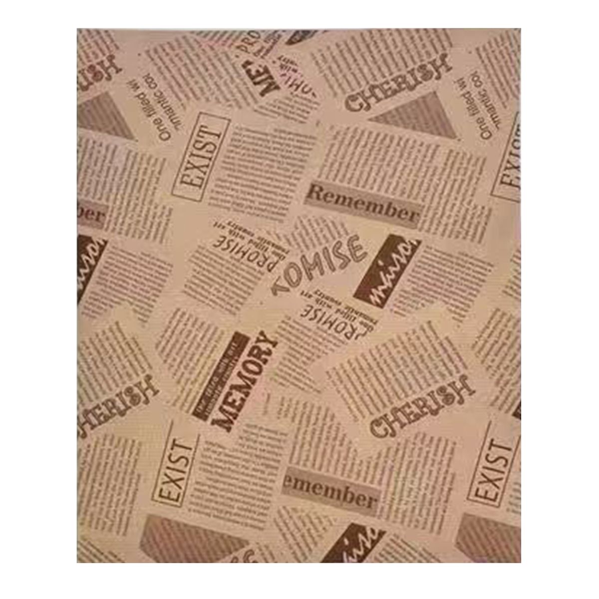 50Pcs Food Basket Liner Barley Print Tray Liner A
