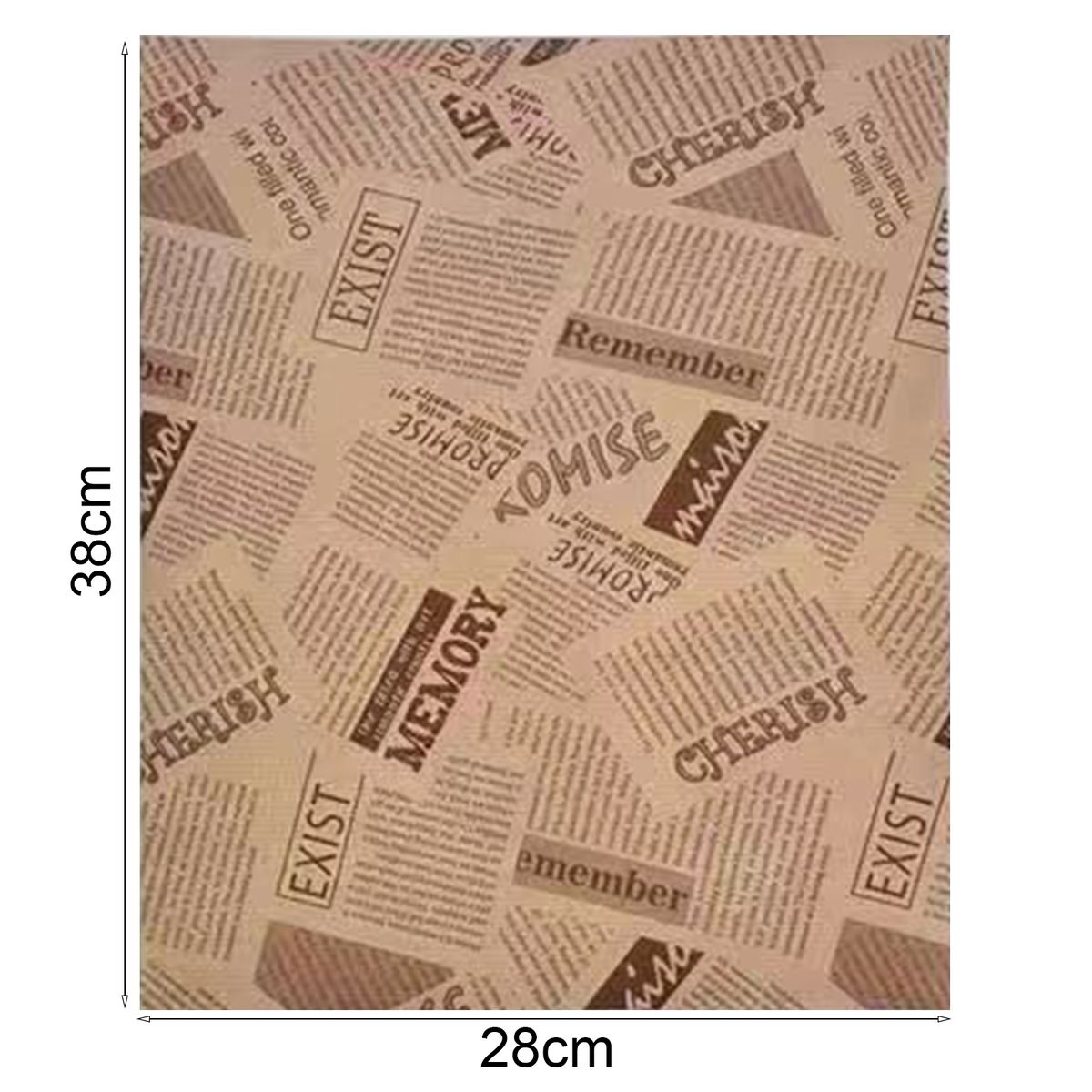 50Pcs Food Basket Liner Barley Print Tray Liner A