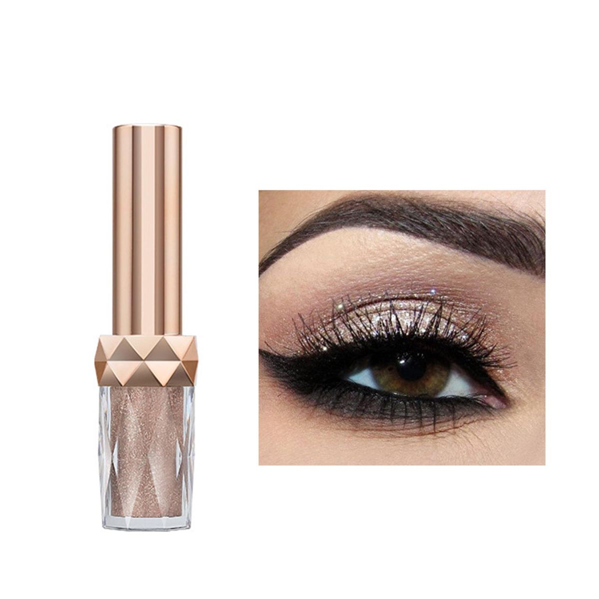 Mono Liquid Eyeshadow Highly Pigmented Eye Shadow Liquid Brown