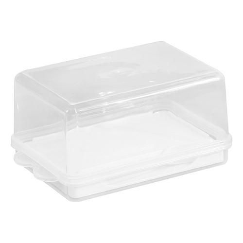 Plastic Butter Storage Box Container Transparent Enlarged Cheese Server Keeper Tray Kitchen Tool Cheese Storage Box