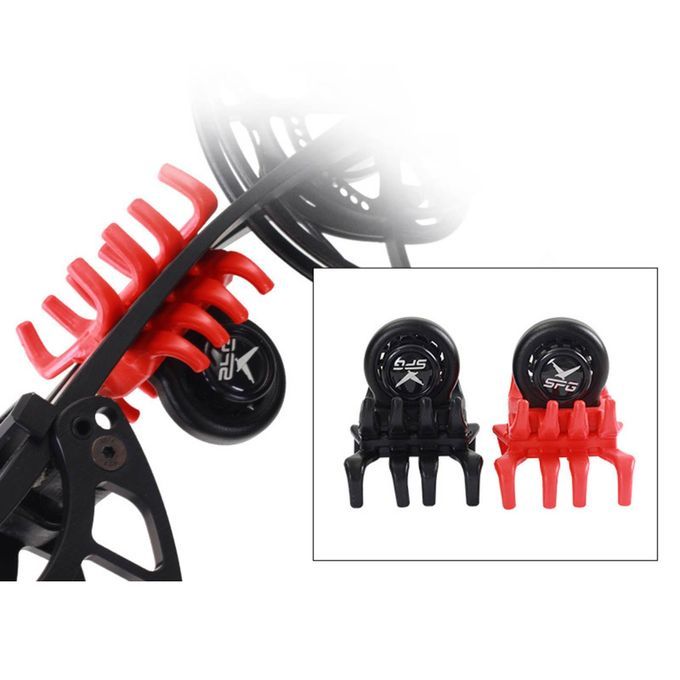 1Pair Compound Bow Limb Dampener Vibration Dampener Shooting Red