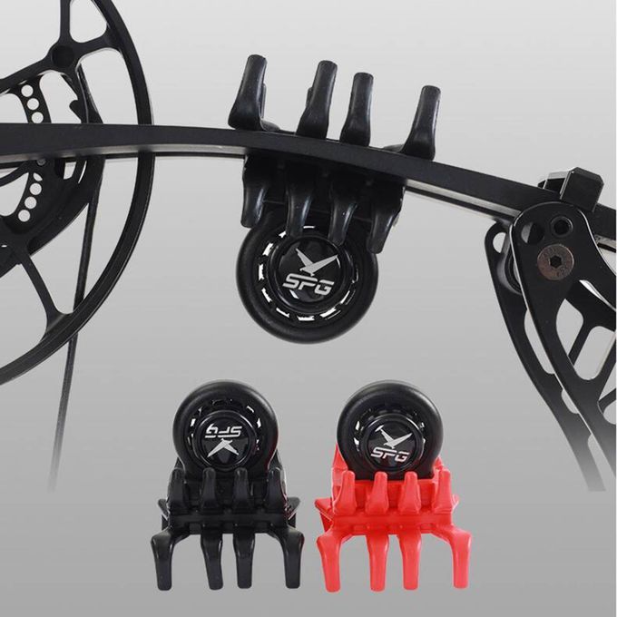 1Pair Compound Bow Limb Dampener Vibration Dampener Shooting Red