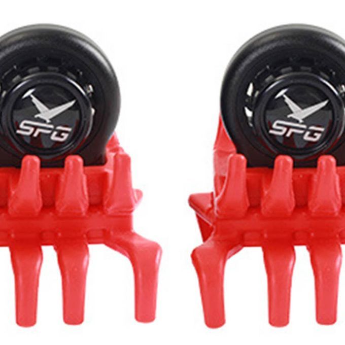 1Pair Compound Bow Limb Dampener Vibration Dampener Shooting Red