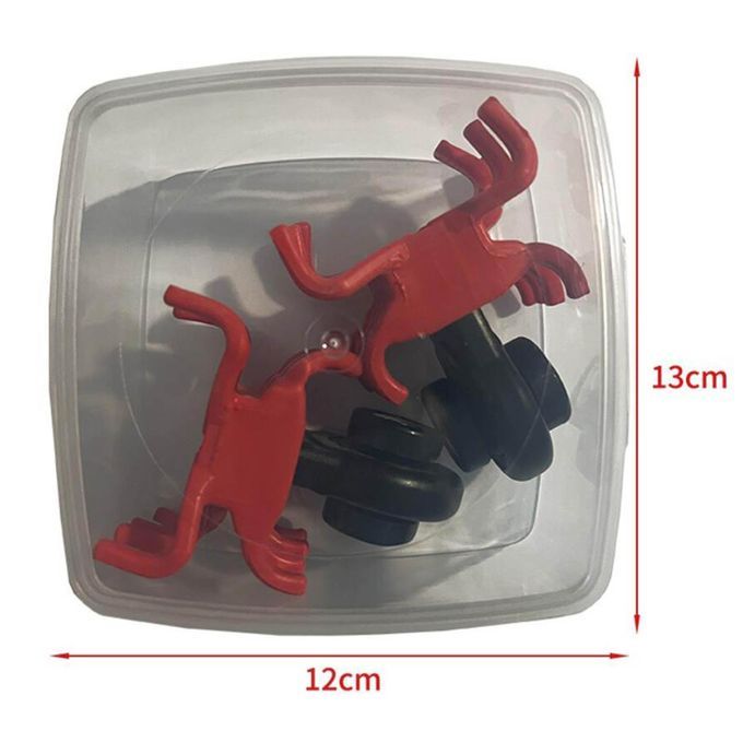 1Pair Compound Bow Limb Dampener Vibration Dampener Shooting Red