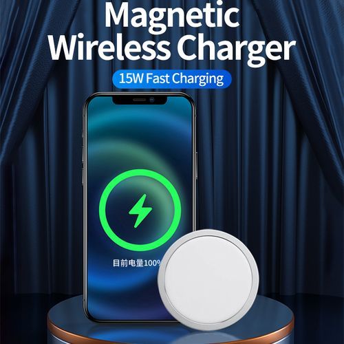 (Original White)15W Magnetic Wireless Charger For IPhone 12 Pro Max Quick Charge AirPods Pro Fast Charging Wireless Charger For Samsung Huawei GRE