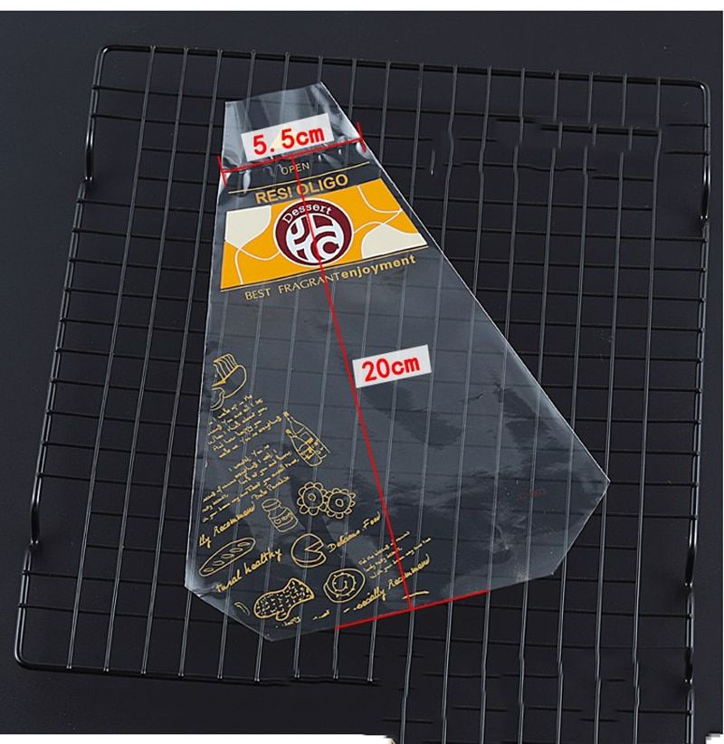 Sandwich Plastic Packaging Transparent Triangle Bags For