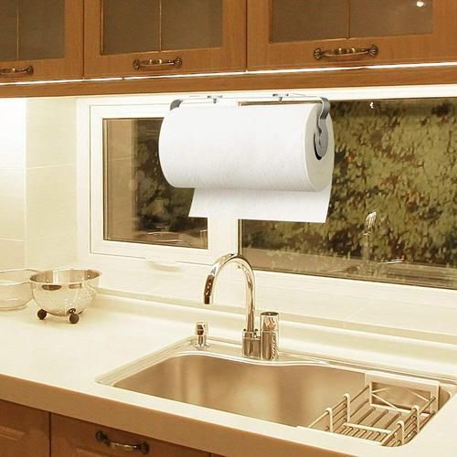 Bathroom Wall Storage Rack Roll HolderStainless Steel Wall Hanging Roll Dispenser  Storage Holder For Kitchen Bathroom