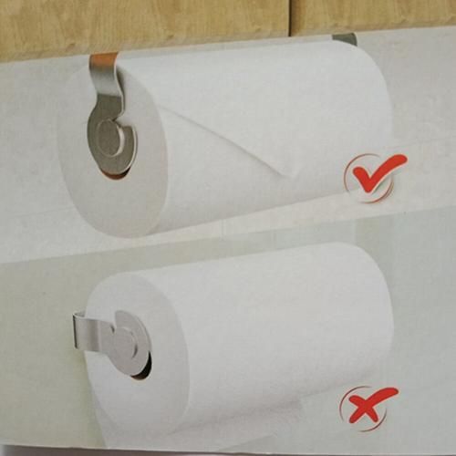 Bathroom Wall Storage Rack Roll HolderStainless Steel Wall Hanging Roll Dispenser  Storage Holder For Kitchen Bathroom