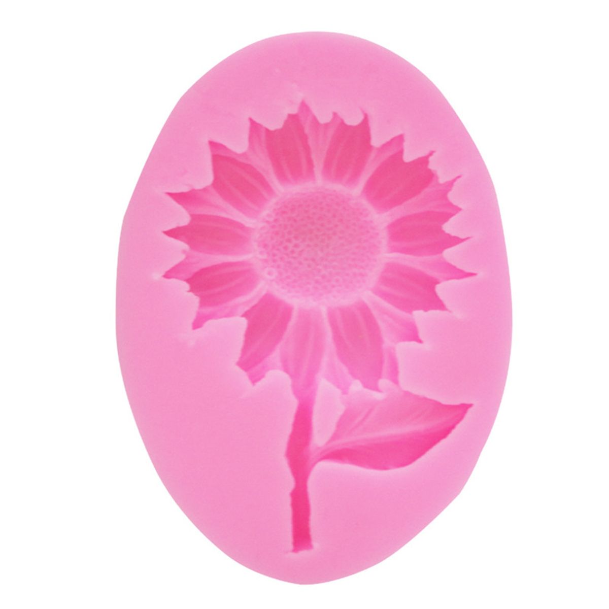 Sunflower Silicone Flower Fondant Cake Candy Mold-Pink