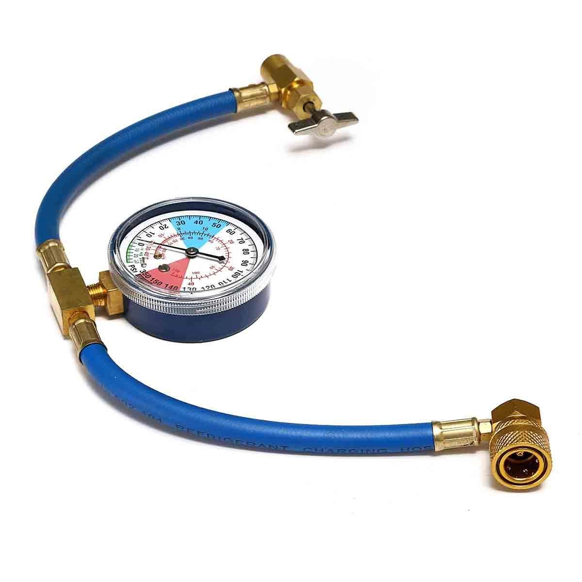 R134A Air Conditioning Car Measuring Refrigerant Recharge Hose Adapter Kit
