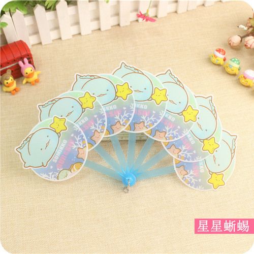 Cute PP Creature Pocket Portable Folding Mini Fan 1PC Portable Fan Fan Corner Mini Hand Handheld Travel