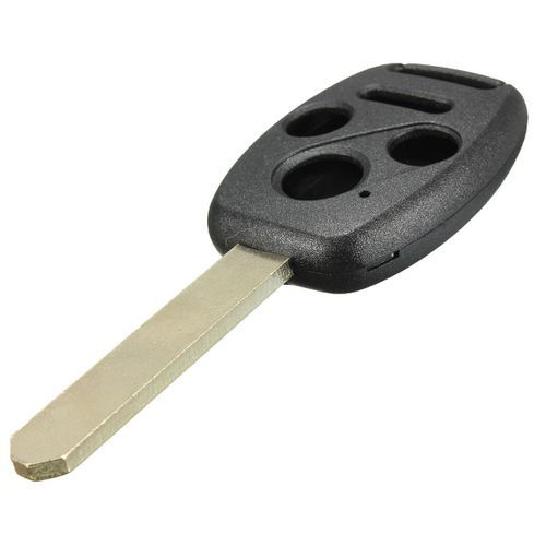 2pcs 4 Bttn Remote Key Case Fob Clicker For 03-10 Honda Accord W/ Uncut Blade Repair