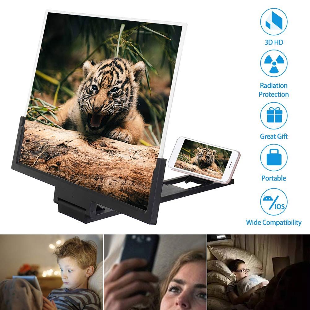 14Inch 3D Screen Magnifier HD Phone Screen Enlarger