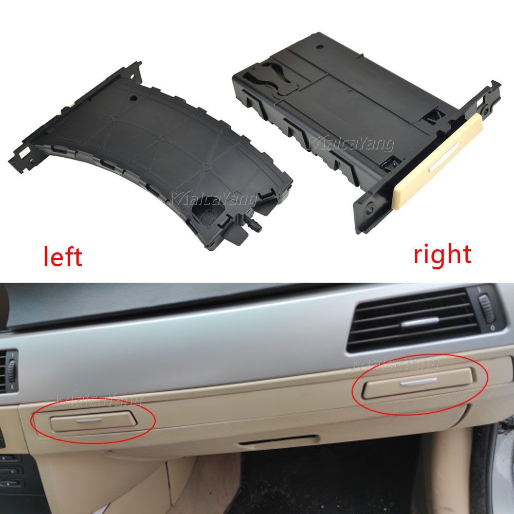 Front Driver Left Right Side Cup Drink Holder For BMW E90 E91 318I 325I 328I 51459173643 51459173467 51459173465 Black Left