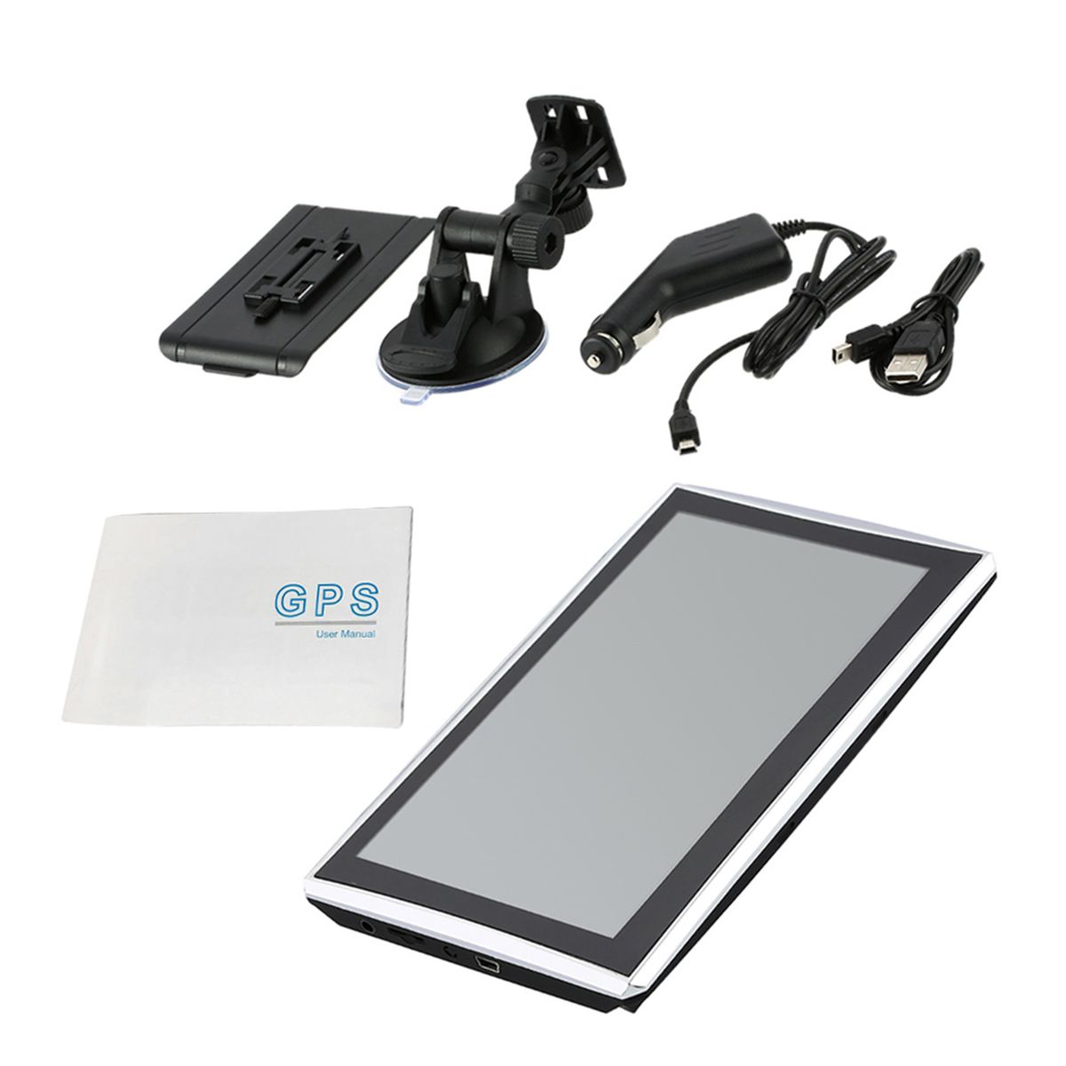 7'' HD Touch Screen Portable GPS Navigator 128MB RAM 4GB ROM