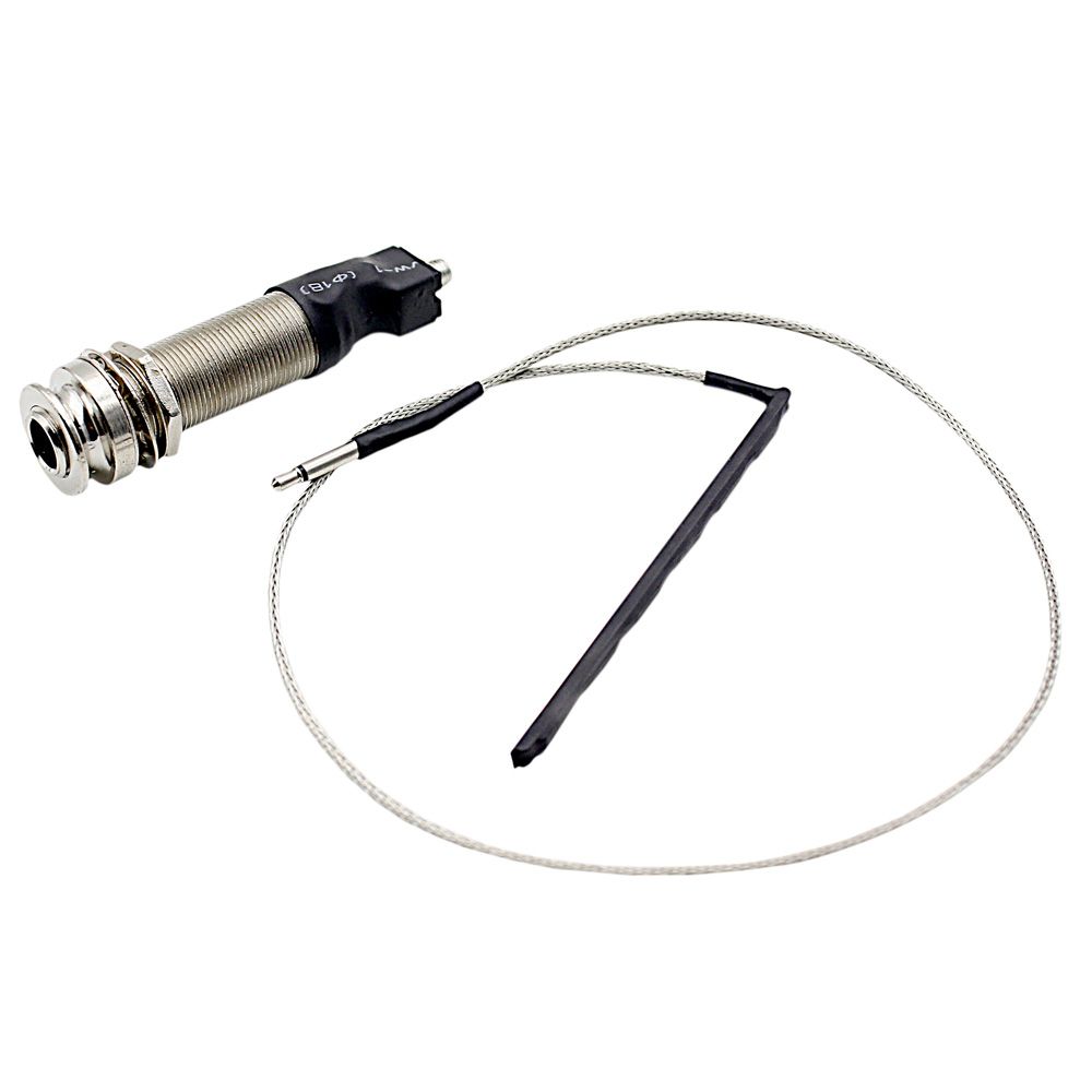 Folk Guitar Pickup Pick-up Piezo Cable Stick 6.35mm End Pin
